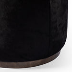 Featuring Sinclair Dark Hair On Hide Round Ottoman by Four Hands at Amethyst Home. This round ottoman can be placed just about anywhere, bringing with it a hip retro vibe. Covered in soft and luminous black hair-on hide, which is naturally warm and textural with authentic highlights.
Overall Dimensions: 22"W x 22"L x 18.50"H
Collection: WestgateColors: Sienna Brown ,Black Hair On. Amethyst Home provides interior design, new construction, custom furniture, and area rugs in the Charlotte metro area.