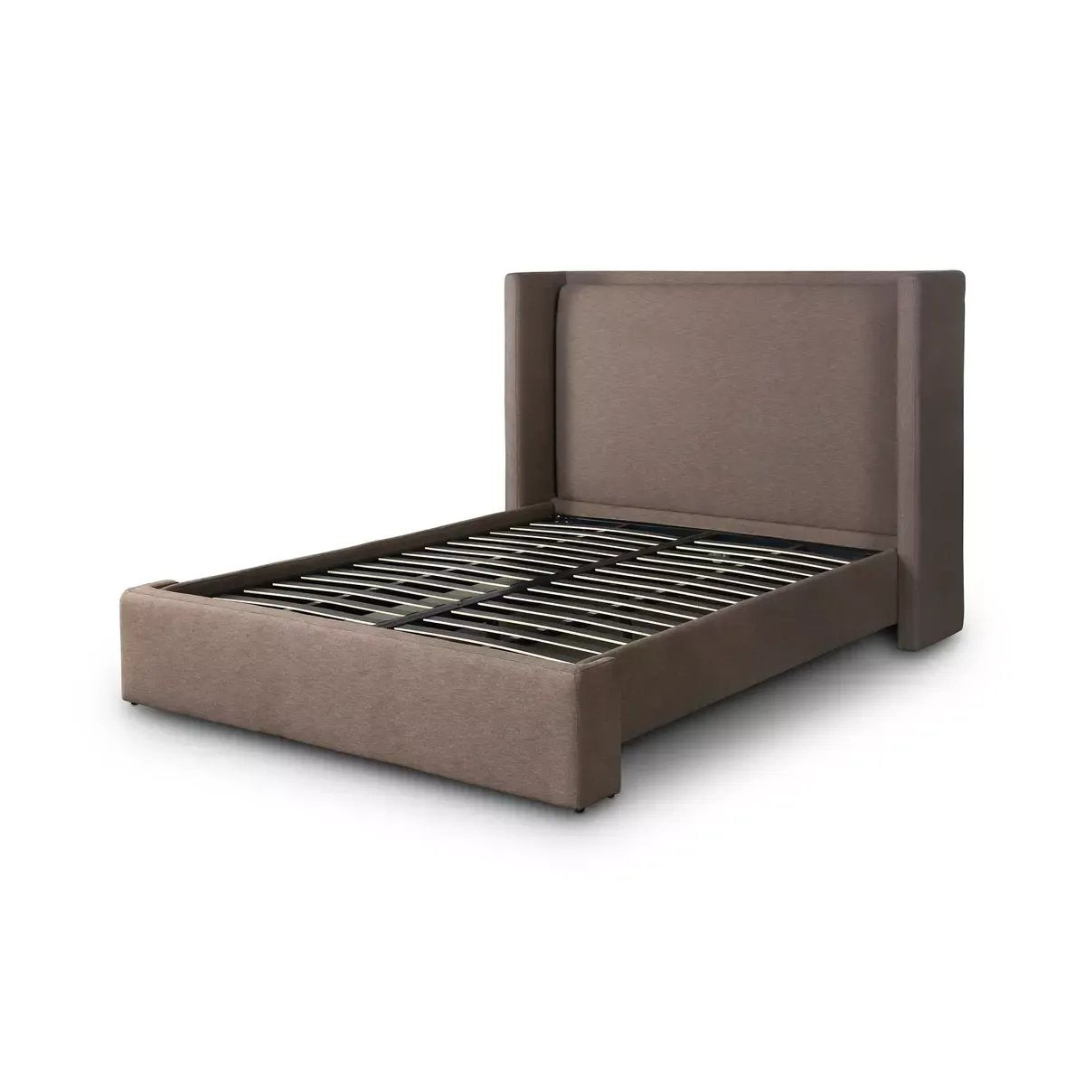 Featuring Sophia Rhett Mink Bed by Four Hands at Amethyst Home. A shorter wingspan and geometric cutouts define this modern-day shelter wingback bed, designed for comfort from every angle. Upholstered in a natural taupe fabric with subtle texture and a soft hand.
Queen: 69.50"w x 93.00"d x 52.00"hKing: 86.00"w x 93.00"d x 52.00"h
Collection: NorwoodColors: Rhe. Amethyst Home provides interior design, new home construction design consulting, vintage area rugs, and lighting in the Austin metro area.