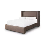 Featuring Sophia Rhett Mink Bed by Four Hands at Amethyst Home. A shorter wingspan and geometric cutouts define this modern-day shelter wingback bed, designed for comfort from every angle. Upholstered in a natural taupe fabric with subtle texture and a soft hand.
Queen: 69.50"w x 93.00"d x 52.00"hKing: 86.00"w x 93.00"d x 52.00"h
Collection: NorwoodColors:. Amethyst Home provides interior design, new home construction design consulting, vintage area rugs, and lighting in the Scottsdale metro area.