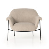 Featuring Suerte Chair - Knoll Sand by Four Hands at Amethyst Home. With a curvy silhouette and classic rolled arms, soft boucle lends a fresh feel to comfortable accent seating, with an airy iron cradle base for a beautiful balance of scale. Performance fabrics are specially created to withstand spills, stains, high traffic and wear, ensuring long-term comfort and unmatched dur. Amethyst Home provides interior design, new construction, custom furniture, and area rugs in the Washington metro area.