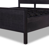 Featuring Sydney Black Wash King Bed by Four Hands at Amethyst Home. Black-washed mango frames an inset of black woven cane, for a textural, monochromatic look.Overall Dimensions: 78.25"W x 83"L x 46.50"H
Collection: PrescottColors: Black Wash ,Black CaneMaterials: Solid Mango ,Cane Weight: 172.35 lbs. Amethyst Home provides interior design, new construction, custom furniture, and area rugs in the Laguna Beach metro area.