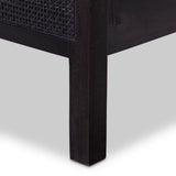 Featuring Sydney Black Wash King Bed by Four Hands at Amethyst Home. Black-washed mango frames an inset of black woven cane, for a textural, monochromatic look.Overall Dimensions: 78.25"W x 83"L x 46.50"H
Collection: PrescottColors: Black Wash ,Black CaneMaterials: Solid Mango ,Cane Weight: 172.35 lbs. Amethyst Home provides interior design, new construction, custom furniture, and area rugs in the Newport Beach metro area.