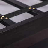 Featuring Sydney Black Wash Queen Bed by Four Hands at Amethyst Home. Black-washed mango frames an inset of black woven cane, for a textural, monochromatic look.Overall Dimensions: 62.25"W x 83"L x 46.50"H
Collection: PrescottColors: Black Wash ,Black CaneMaterials: Solid Mango ,Cane Weight: 148.11 lbs. Amethyst Home provides interior design, new construction, custom furniture, and area rugs in the Los Angeles metro area.