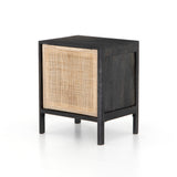 Featuring Sydney Black Wash Left Nightstand by Four Hands at Amethyst Home. Black-washed mango frames inset woven cane, for a textural look with eye-catching contrast. Roomy interior brings extra storage space to the bedside, with a removable shelf for clever convenience.
Collection: PrescottColors: Black Wash ,Natural CaneMaterials: Solid Mango ,CaneOverall Dimensions: 20"W x . Amethyst Home provides interior design, new construction, custom furniture, and area rugs in the Kansas City metro area.