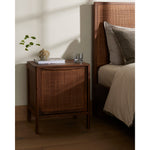 Featuring Sydney Brown Wash Left Nightstand by Four Hands at Amethyst Home. Brown-washed mango encases inset woven cane, for a light, textural look with monochromatic vibes. Removable interior shelf offers clever convenience. Option to pair with matching right nightstand.
Collection: PrescottColors: Brown Wash ,Brown CaneMaterials: Solid Mango ,CaneOverall Dimensions: 20"W x 16"L x 2. Amethyst Home provides interior design, new construction, custom furniture, and area rugs in the Omaha metro area.