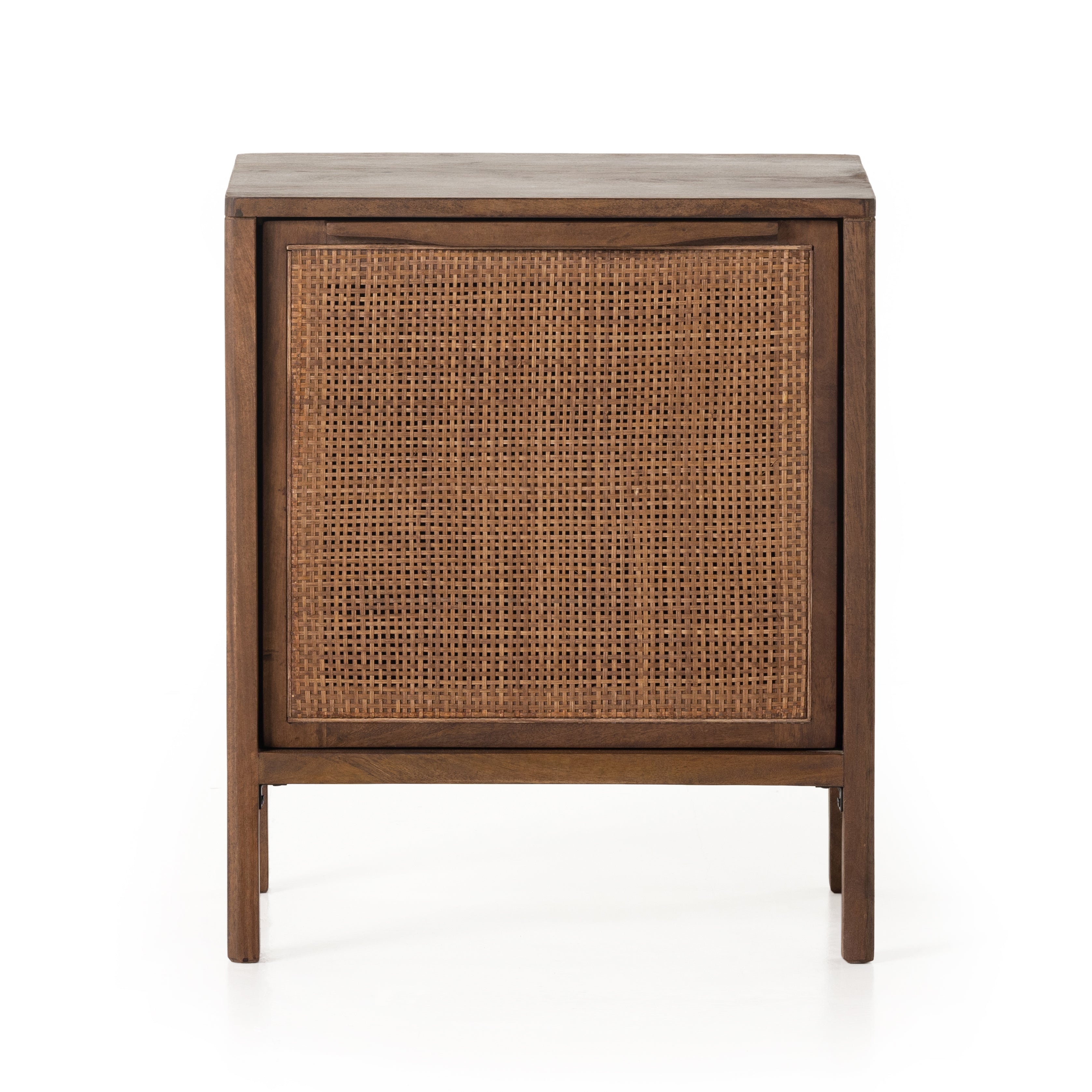 Featuring Sydney Brown Wash Right Nightstand by Four Hands at Amethyst Home. Brown-washed mango encases inset woven cane, for a light, textural look with monochromatic vibes. Removable interior shelf offers clever convenience. Option to pair with matching left nightstand.
Collection: PrescottColors: Brown Wash ,Brown CaneMaterials: Solid Mango ,CaneOverall Dimensions: 20"W x . Amethyst Home provides interior design, new construction, custom furniture, and area rugs in the Newport Beach metro area.