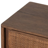 Featuring Sydney Brown Wash Right Nightstand by Four Hands at Amethyst Home. Brown-washed mango encases inset woven cane, for a light, textural look with monochromatic vibes. Removable interior shelf offers clever convenience. Option to pair with matching left nightstand.
Collection: PrescottColors: Brown Wash ,Brown CaneMaterials: Solid Mango ,CaneOverall Dimensions: 20"W x 16"L x 2. Amethyst Home provides interior design, new construction, custom furniture, and area rugs in the Omaha metro area.