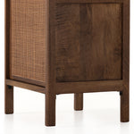 Featuring Sydney Brown Wash Right Nightstand by Four Hands at Amethyst Home. Brown-washed mango encases inset woven cane, for a light, textural look with monochromatic vibes. Removable interior shelf offers clever convenience. Option to pair with matching left nightstand.
Collection: PrescottColors: Brown Wash ,Brown CaneMaterials: Solid Mango ,CaneOverall Dimensions: 20"W x . Amethyst Home provides interior design, new construction, custom furniture, and area rugs in the Winter Garden metro area.