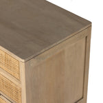 Featuring Sydney Large Nightstand - Natural Mango by Four Hands at Amethyst Home. Natural mango frames inset woven cane, for a light, textural look with organic allure. Three spacious drawers provide plenty of closed storage. Amethyst Home provides interior design, new home construction design consulting, vintage area rugs, and lighting in the Des Moines met. Amethyst Home provides interior design, new home construction design consulting, vintage area rugs, and lighting in the Monterey metro area.