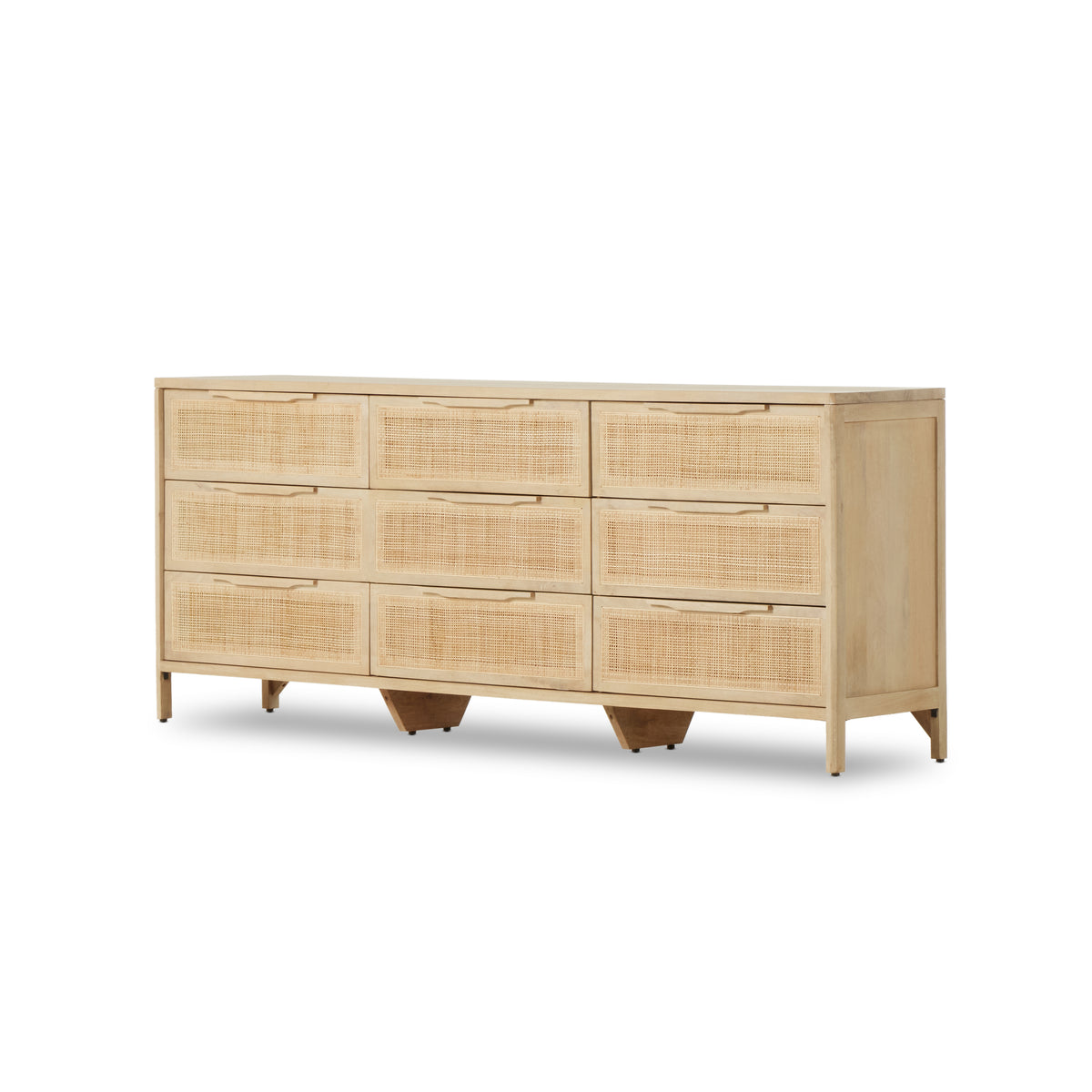 Commode à 9 tiroirs en manguier naturel Sydney | expédition le 18/02/2024
