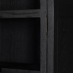 Featuring Tolle Drifted Matte Black Cabinet by Four Hands at Amethyst Home. Made from black-finished solid oak, French-inspired cabinetry features an arched top, spacious interior and a clear glass front for storage and display.
Collection: IrondaleColors: Antique Brass ,Drifted BlackMaterials: Iron ,Solid Oak Weight: 185.3 lbsOverall Dimensions: 38"W x 19"L x 84"HVolume: 51.. Amethyst Home provides interior design, new construction, custom furniture, and area rugs in the Newport Beach metro area.
