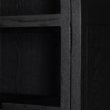 Featuring Tolle Drifted Matte Black Cabinet by Four Hands at Amethyst Home. Made from black-finished solid oak, French-inspired cabinetry features an arched top, spacious interior and a clear glass front for storage and display.
Collection: IrondaleColors: Antique Brass ,Drifted BlackMaterials: Iron ,Solid Oak Weight: 185.3 lbsOverall Dimensions: 38"W x 19"L x 84"HVolume: 51.. Amethyst Home provides interior design, new construction, custom furniture, and area rugs in the Newport Beach metro area.