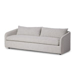 Featuring Topanga Knoll Domino Sofa by Four Hands at Amethyst Home. Textural boucle and angled arms give this sofa a stylish upgrade, while the two-over-one cushion configuration lend a laid-back look. Performance fabric is specially created to withstand spills, stains, high traffic and wear, ensuring long-term comfort and unmatched durability.
Overall Dim. Amethyst Home provides interior design, new home construction design consulting, vintage area rugs, and lighting in the Alpharetta metro area.