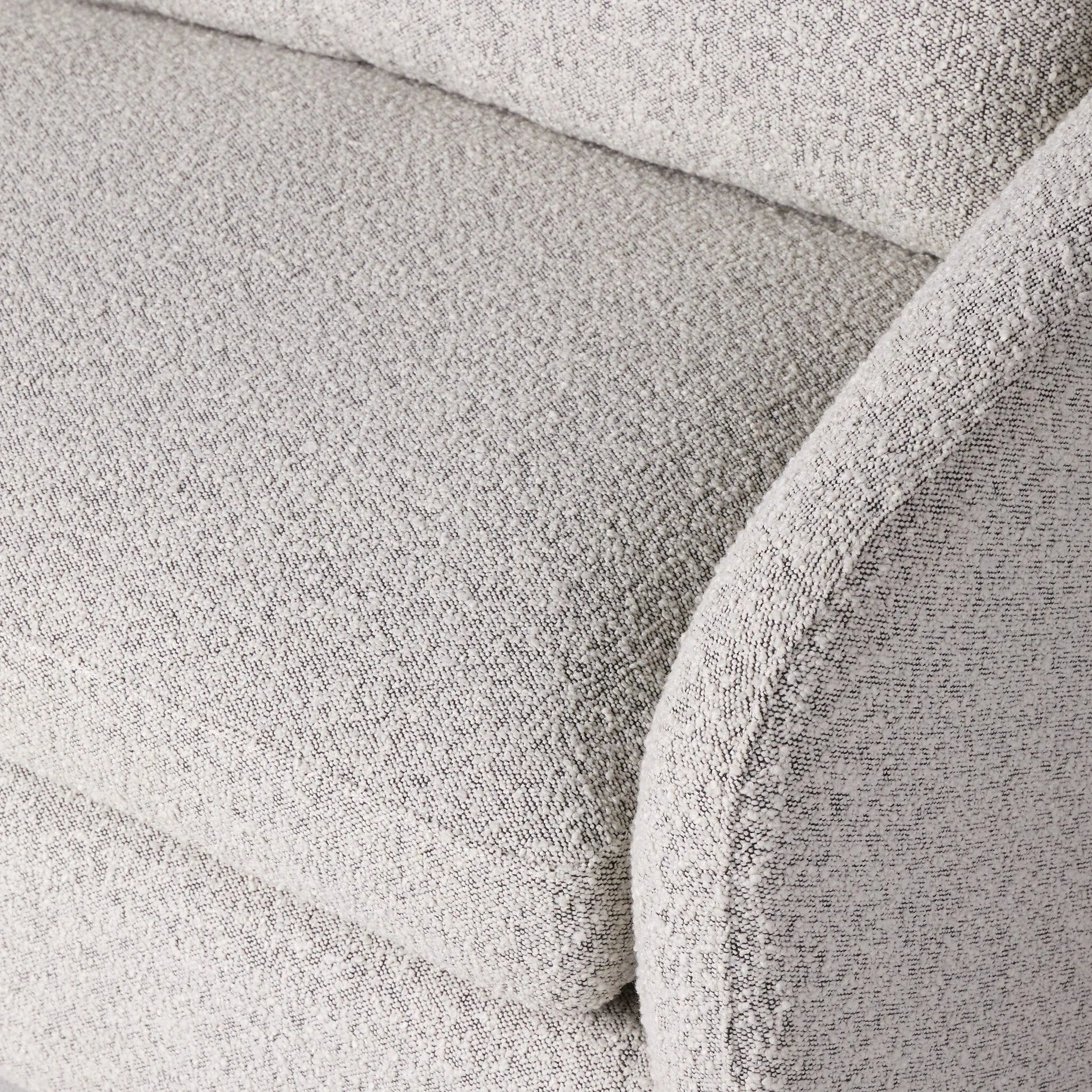 Featuring Topanga Knoll Domino Sofa by Four Hands at Amethyst Home. Textural boucle and angled arms give this sofa a stylish upgrade, while the two-over-one cushion configuration lend a laid-back look. Performance fabric is specially created to withstand spills, stains, high traffic and wear, ensuring long-term comfort and unmatched durability.
Overall Dimens. Amethyst Home provides interior design, new home construction design consulting, vintage area rugs, and lighting in the Houston metro area.