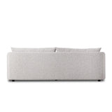 Featuring Topanga Knoll Domino Sofa by Four Hands at Amethyst Home. Textural boucle and angled arms give this sofa a stylish upgrade, while the two-over-one cushion configuration lend a laid-back look. Performance fabric is specially created to withstand spills, stains, high traffic and wear, ensuring long-term comfort and unmatched durability.
Overall Dimensio. Amethyst Home provides interior design, new home construction design consulting, vintage area rugs, and lighting in the Omaha metro area.