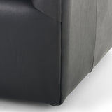 Featuring Topanga Heirloom Black Swivel Chair by Four Hands at Amethyst Home. Angled arms and a single pillow create a laid-back look, with a 360-degree swivel for ease in your office or living room.Sourced from one of the oldest family-owned tanneries in Italyâs Bassano del Grappa, our top-grain heirloom leather covering is salvaged and processed from upcycled hides featuring an. Amethyst Home provides interior design, new construction, custom furniture, and area rugs in the Nashville metro area.