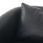 Angled arms and a single pillow create a laid-back look, with a 360-degree swivel for ease in your office or living room.Sourced from one of the oldest family-owned tanneries in Italyâ€™s Bassano del Grappa, our top-grain heirloom leather covering is salvaged and processed from upcycled hides featuring an abundance of natural markings, scars and color variations. Amethyst Home provides interior design, new construction, custom furniture, and area rugs in the Newport Beach metro area.