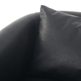 Featuring Topanga Heirloom Black Swivel Chair by Four Hands at Amethyst Home. Angled arms and a single pillow create a laid-back look, with a 360-degree swivel for ease in your office or living room.Sourced from one of the oldest family-owned tanneries in Italyâs Bassano del Grappa, our top-grain heirloom leather covering is salvaged and processed from upcycled hides featurin. Amethyst Home provides interior design, new construction, custom furniture, and area rugs in the Newport Beach metro area.