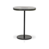 Featuring Vinia Light Blue Cast Glass End Table by Four Hands at Amethyst Home. A slim-profile end table pairs a simple iron base with an oval tabletop of hand-cast recycled glass in a soft, smoky blue.
Collection: MarlowColors: Light Blue Cast Glass ,Iron Matte BlackMaterials: Cast Glass ,IronOverall Dimensions: 12.75"W x 8.25"L x 17"H Weight: 17.85 lbs. Amethyst Home provides interior design, new construction, custom furniture, and area rugs in the Calabasas metro area.