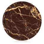 Featuring Viola Accent Table - Merlot Marble by Four Hands at Amethyst Home. The Viola Merlot Marble Accent Table is a stylish and practical accessory for any living room. The marble tabletop and sturdy steel frame ensures durability, while the contemporary design will make a great addition to any décor. Enjoy the natural beauty of the marble table top as it enhances any space.
Coll. Amethyst Home provides interior design, new construction, custom furniture, and area rugs in the Austin metro area.