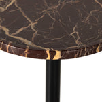 Featuring Viola Accent Table - Merlot Marble by Four Hands at Amethyst Home. The Viola Merlot Marble Accent Table is a stylish and practical accessory for any living room. The marble tabletop and sturdy steel frame ensures durability, while the contemporary design will make a great addition to any décor. Enjoy the natural beauty of the marble table top as it enhances any space.
. Amethyst Home provides interior design, new construction, custom furniture, and area rugs in the Scottsdale metro area.