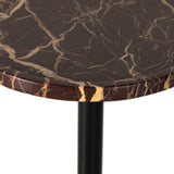 Featuring Viola Accent Table - Merlot Marble by Four Hands at Amethyst Home. The Viola Merlot Marble Accent Table is a stylish and practical accessory for any living room. The marble tabletop and sturdy steel frame ensures durability, while the contemporary design will make a great addition to any décor. Enjoy the natural beauty of the marble table top as it enhances any space.
. Amethyst Home provides interior design, new construction, custom furniture, and area rugs in the Scottsdale metro area.