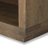 Solid acacia shapes a streamlined box-style nightstand, with lap joint corners for a detail-driven touch. Finished with smooth, push-latch drawer glides.Collection: Bennet Amethyst Home provides interior design, new home construction design consulting, vintage area rugs, and lighting in the San Diego metro area.