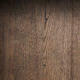 This minimal-inspired bookcase is crafted from a mix of solid oak and worn oak veneer. Featuring glass-front doors and spacious shelves for storage and display.Collection: Bennet Amethyst Home provides interior design, new home construction design consulting, vintage area rugs, and lighting in the Scottsdale metro area.
