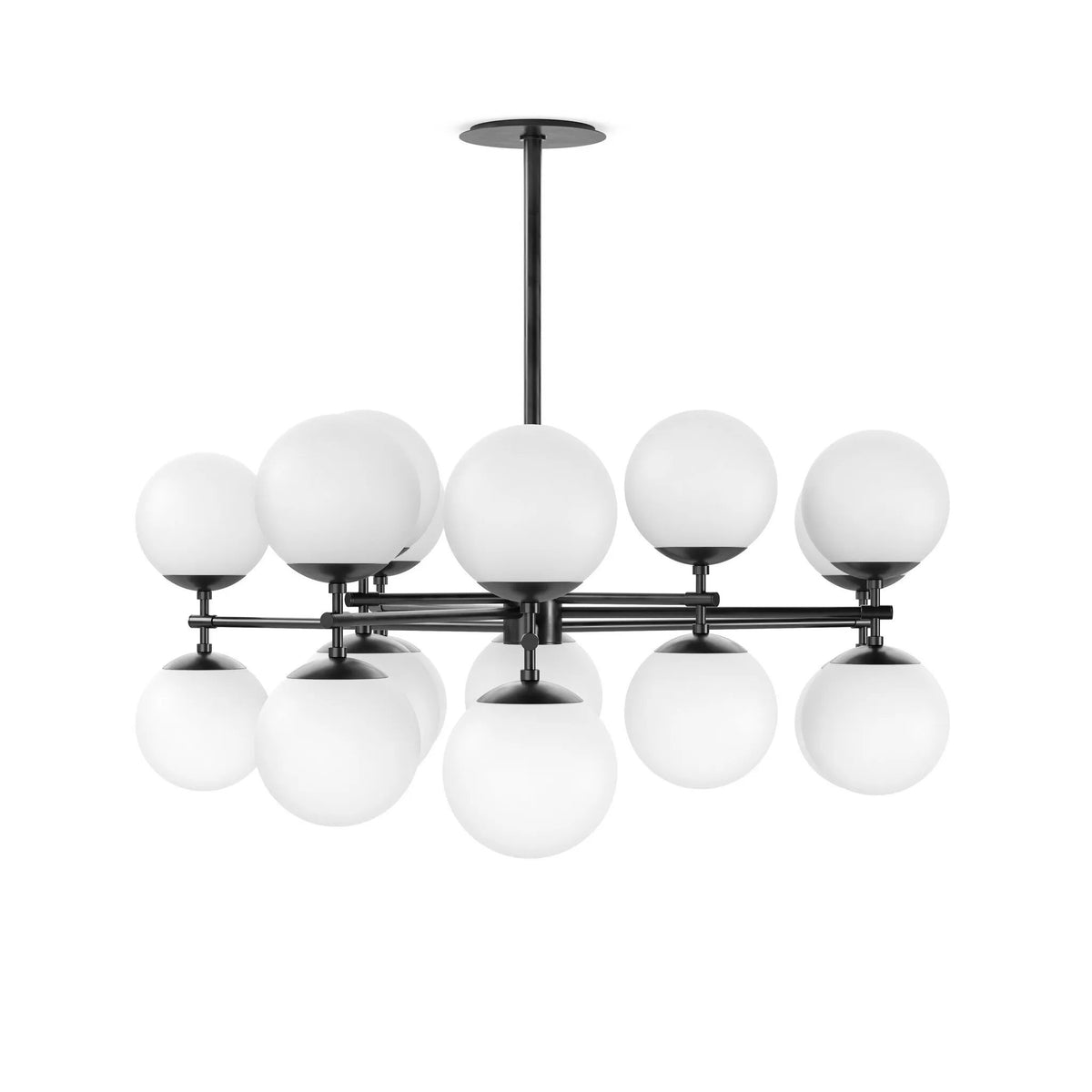Zodiac Black Gunmetal Chandelier | ready to ship!