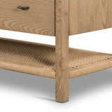 Featuring Zuma Dune Ash 6 Drawer Dresser by Four Hands at Amethyst Home. Simple yet refined, the Zuma Dune Ash 6 Drawer Dresser is a danish design-influenced dresser that is made from solid ash, with iron hardware finished in a sleek gunmetal. Stretcher-style shelving made from woven paper cord serves up a textural finishing touch. Six spacious drawers bring generous storage space to the bedroo. Amethyst Home provides interior design services, furniture, rugs, and lighting in the Miami metro area.