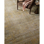 Featuring Jean Stoffer x Loloi Bradbury Dove / Gold Rug by Loloi at Amethyst Home. The Bradbury Dove / Gold Rug has small-scale motifs that, combined with the rug’s vibrant and varying colors, create eye-catching dimension in the room. Bradbury echoes the look of traditional rugs but comes alive in fresh, modern palettes that balance energetic bright tones with softer, distresse. Amethyst Home provides interior design, new construction, custom furniture, and area rugs in the Alpharetta metro area.