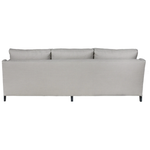 Featuring Gunner Upholstered 84" Sofa by Cisco Brothers at Amethyst Home. A chic, yet simple design, the Gunner Upholstered Sofa by Cisco Brothers boasts a streamlined frame supported by tapered legs. This sofa is beautifully detailed, with piping on the body and top stitch on cushions. It has a traditional yet sleek look, ideal for entertaining.  Photo.  Amethyst Home provides interior design, new home construction design consulting, vintage area rugs, and lighting in the Laguna Beach metro area.