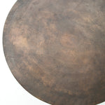 Featuring Simone Bistro Table - Antique Rust by Four Hands at Amethyst Home. Classic tulip shaping in textural cast-aluminum makes for a modern Simone Antique Rust Bistro Table. Finished in antique rust to bring out alluring highs and lows.
Overall Dimensions: 42"W x 42"L x 31"HColors: Antique RustMaterials: AluminumWeight: 74.96 lbVolume: 14.06 cu ftC.  Amethyst Home provides interior design, new home construction design consulting, vintage area rugs, and lighting in the Newport Beach metro area.