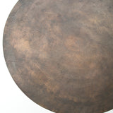 Featuring Simone Bistro Table - Antique Rust by Four Hands at Amethyst Home. Classic tulip shaping in textural cast-aluminum makes for a modern Simone Antique Rust Bistro Table. Finished in antique rust to bring out alluring highs and lows.
Overall Dimensions: 42"W x 42"L x 31"HColors: Antique RustMaterials: AluminumWeight: 74.96 lbVolume: 14.06 cu ftC.  Amethyst Home provides interior design, new home construction design consulting, vintage area rugs, and lighting in the Newport Beach metro area.