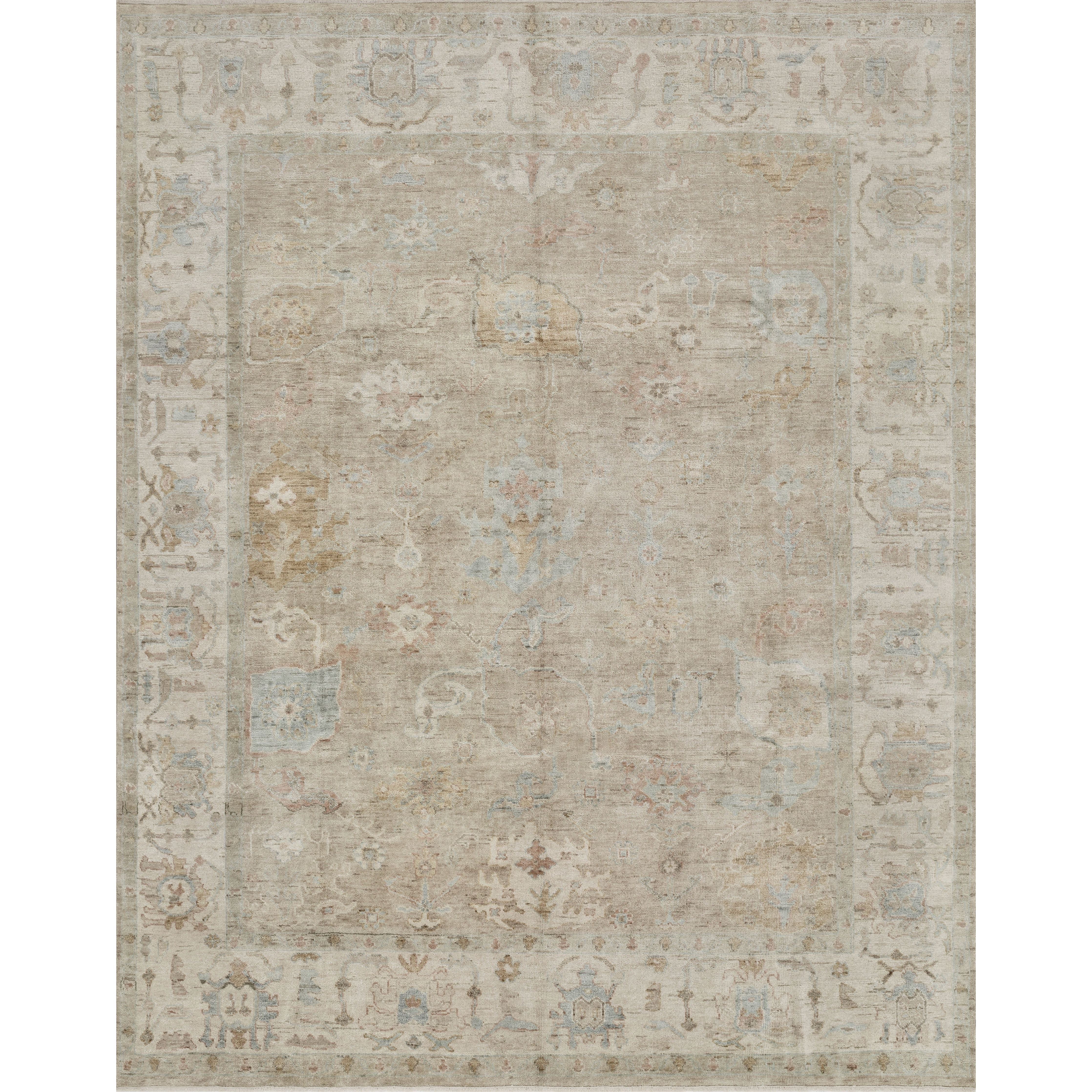 Vivienne Dune / Stone Hand-Knotted Rug