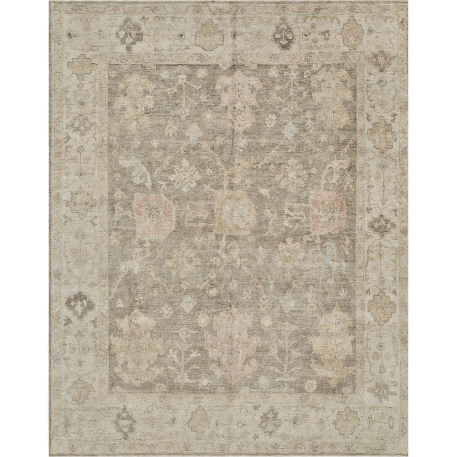Vivienne Moss Gray / Stone Hand-Knotted Rug