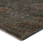 Featuring Rhapsody Maeli Hand-Knotted Rug by Jaipur Living at Amethyst Home. The Rhapsody Maeli Area Rug features heirloom-quality designs of stunningly abrashed Old World patterns. The Maeli area rug showcases a distressed Oushak-inspired motif in rich, earthy hues of gray-green, tan, and beige. This durable wool handknot anchors living spaces with a fresh t.  Amethyst Home provides interior design, new home construction design consulting, vintage area rugs, and lighting in the Austin metro area.