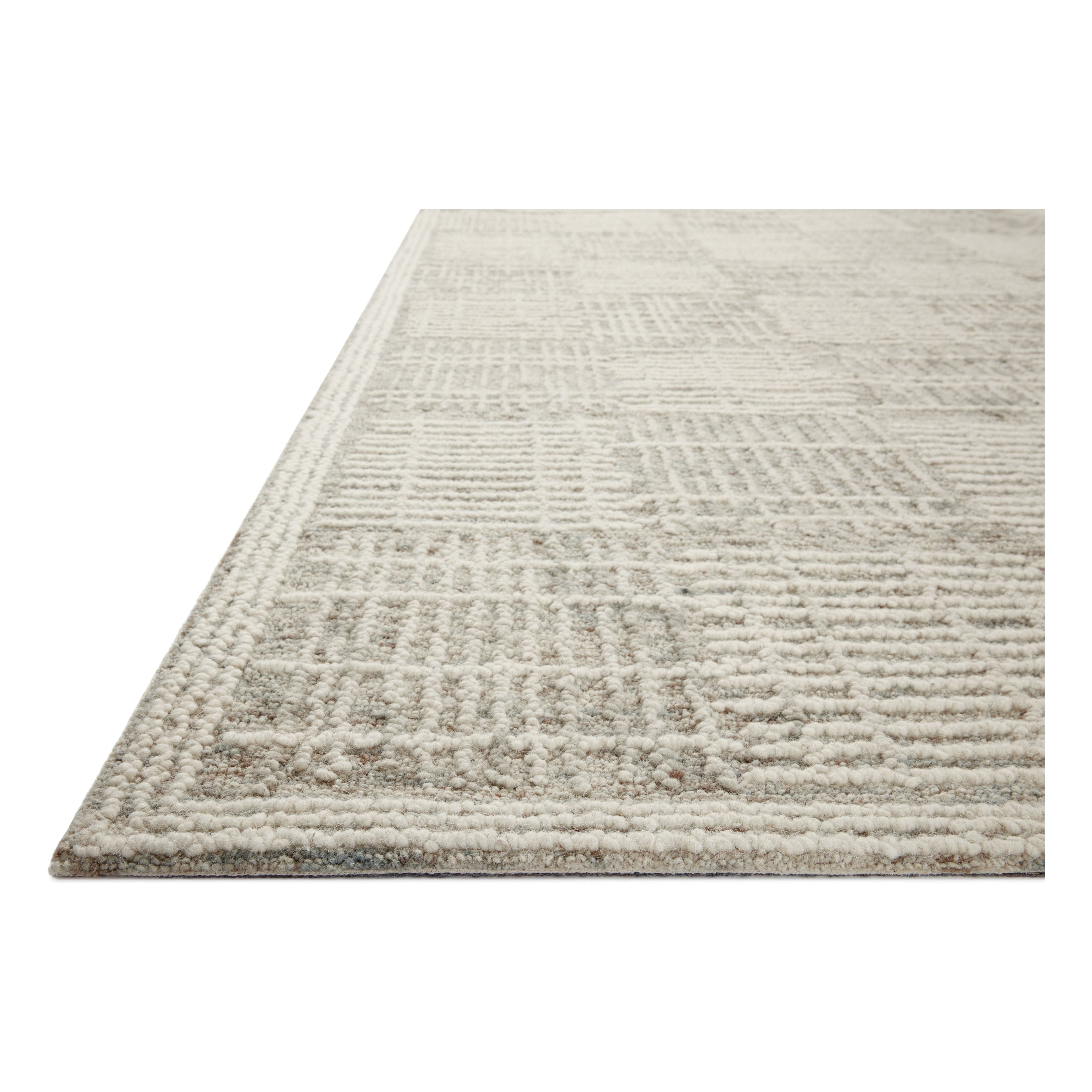 Featuring Tallulah Mist / Ivory Rug by Loloi at Amethyst Home. Hand-crafted with a combination of thick and fine yarns, the Tallulah Mist / Ivory Rug area rug creates dynamic dimension in living rooms, bedrooms, and more. The thicker yarns define the abstract, linear design, giving the rug a distinct high-low texture and sense of movement. Tallulah's soft, neutral palettes have a . Amethyst Home provides interior design, new construction, custom furniture, and area rugs in the Portland metro area.