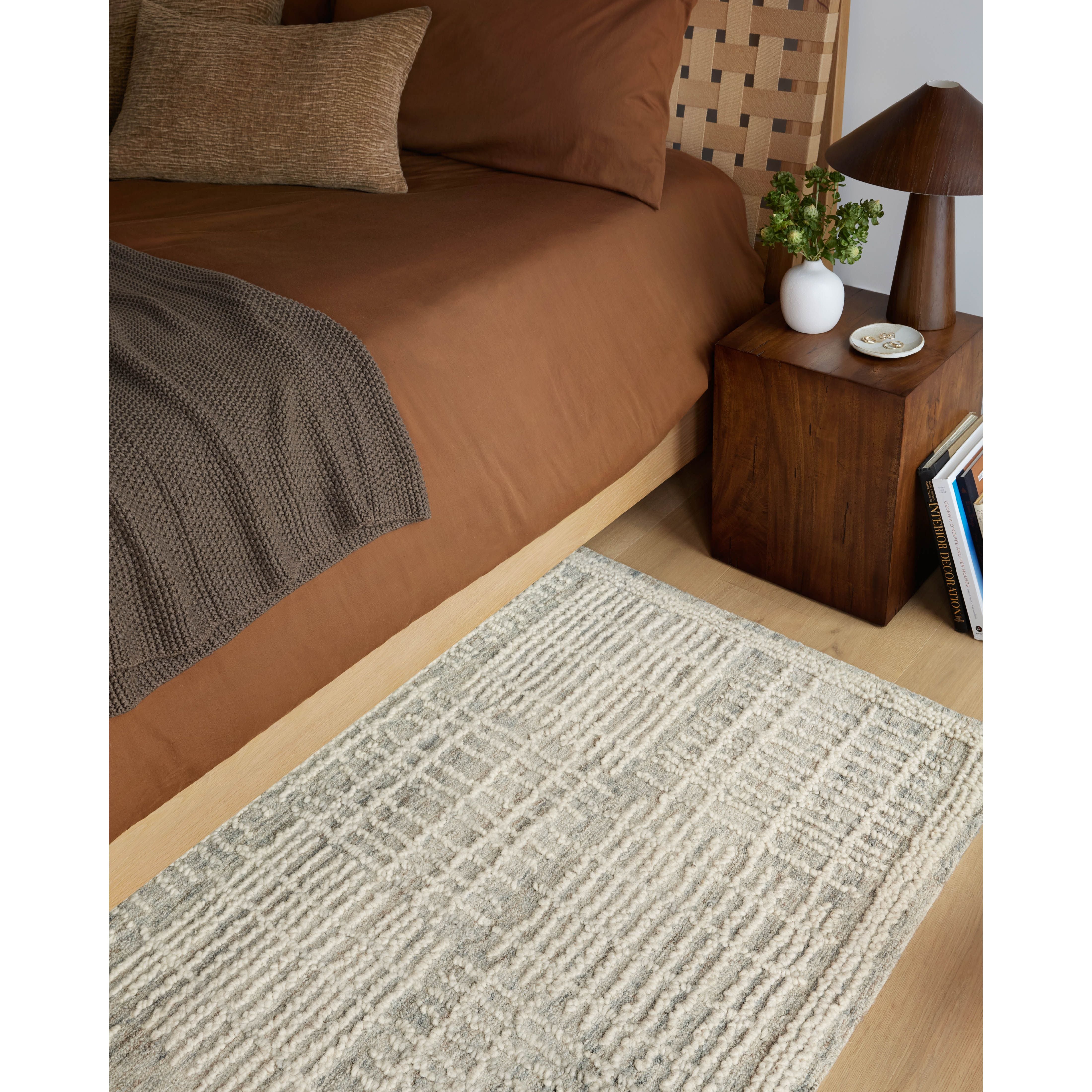 Featuring Tallulah Mist / Ivory Rug by Loloi at Amethyst Home. Hand-crafted with a combination of thick and fine yarns, the Tallulah Mist / Ivory Rug area rug creates dynamic dimension in living rooms, bedrooms, and more. The thicker yarns define the abstract, linear design, giving the rug a distinct high-low texture and sense of movement. Tallulah's soft, neutral palettes have a. Amethyst Home provides interior design, new construction, custom furniture, and area rugs in the San Diego metro area.
