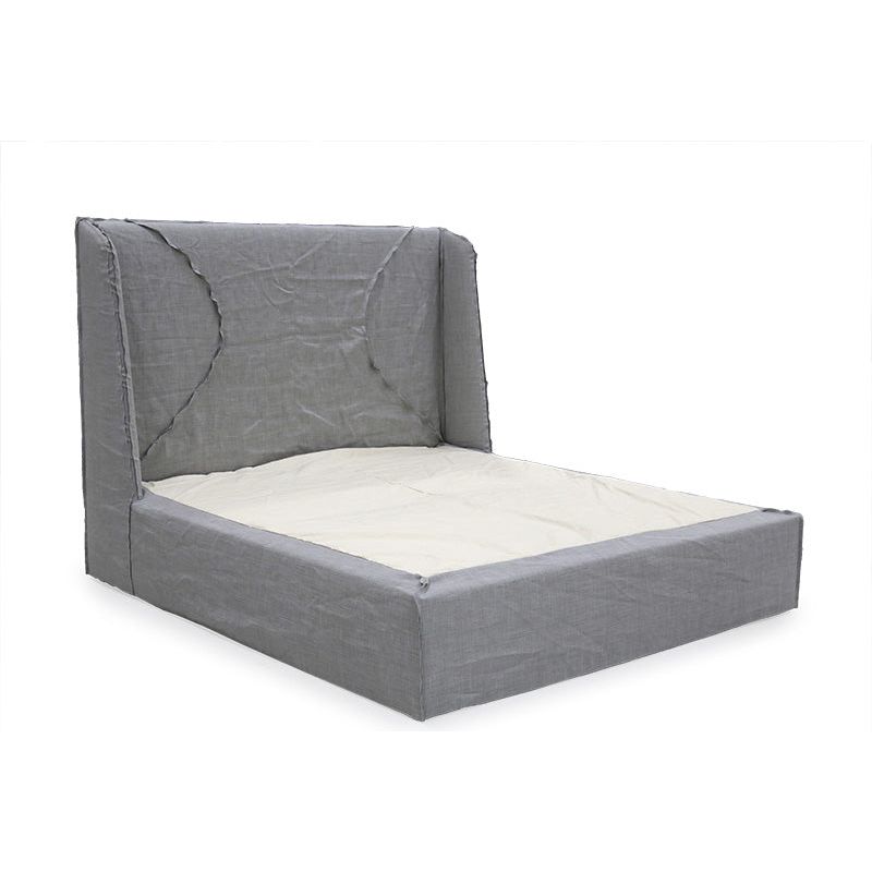 The modern Ivy Bed by Verellen has a gorgeous dual arched inside out stitch with a bar track detail on the headboard. This comfy bed features:  double needle stitch detail sits on glides not used with a box spring available slipcovered or upholstered Available in twin, full, queen, king, and California king mattresses.