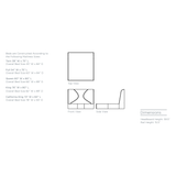 The modern Ivy Bed by Verellen has a gorgeous dual arched inside out stitch with a bar track detail on the headboard. This comfy bed features:  double needle stitch detail sits on glides not used with a box spring available slipcovered or upholstered Available in twin, full, queen, king, and California king mattresses.