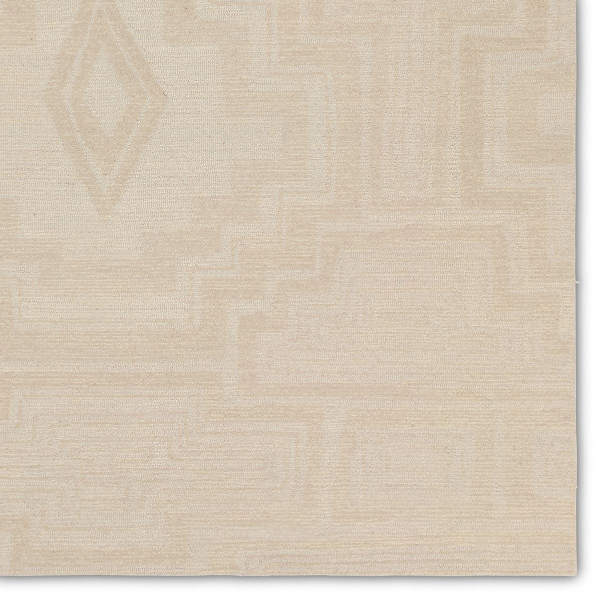 The hand-tufted Cardamom Aterian boasts vivid jewel tones and uniquely distressed Turkish motifs, crafted to emulate traditional sun-faded, vintage designs. The Aterian rug showcases an open medallion and geometric motif in a natural palette of light gray and cream. Amethyst Home provides interior design, new home construction design consulting, vintage area rugs, and lighting in the Monterey metro area.