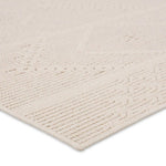 Featuring Continuum Cardinal Rug by Jaipur Living at Amethyst Home. The Continuum collection brings the classic sisal look to outdoor spaces and high-traffic indoor areas. The soft Axiom design features an abstract, geometric pattern with cream high-low pile for added dimension. The polypropylene fibers are stain and water resistant for an easy-care accent . Amethyst Home provides interior design, new home construction design consulting, vintage area rugs, and lighting in the Calabasas metro area.