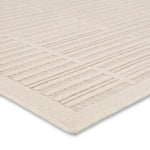 Featuring Continuum Quantum Rug by Jaipur Living at Amethyst Home. The Continuum collection brings the classic sisal look to outdoor spaces and high-traffic indoor areas. The soft Axiom design features an abstract, geometric pattern with cream high-low pile for added dimension. The polypropylene fibers are stain and water resistant for an easy-care accent piece. Amethyst Home provides interior design, new home construction design consulting, vintage area rugs, and lighting in the Omaha metro area.