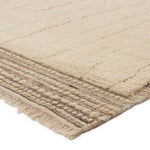 Full of texture, the handknotted Kazben Atalaya stuns with modern Moroccan patterns in natural hues. The Atalaya design delights with a gray and brown abstract-linear pattern on a cream base. A dotted border adds the finishing touches to this elevated accent piece. Low, ribbed pile creates visual intrigue and grounds any contemporary space. Amethyst Home provides interior design, new home construction design consulting, vintage area rugs, and lighting in the Winter Garden metro area.