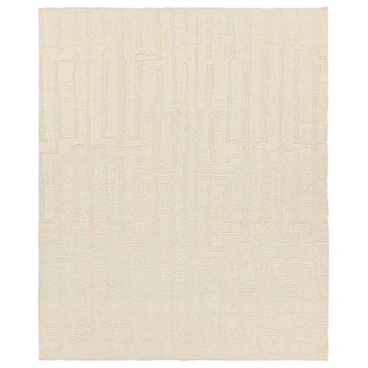 The Keoka Timandras boasts a fresh take on classic Afghani hand-knotted textiles. In the easy-to-decorate colorway of cream, the light and airy Timandra rug anchors rooms with versatility and neutral appeal. The texture-rich wool pile features a ribbed, high-low construction that lends unique linear details to the dynamic geometric patterns. Amethyst Home provides interior design, new home construction design consulting, vintage area rugs, and lighting in the Monterey metro area.