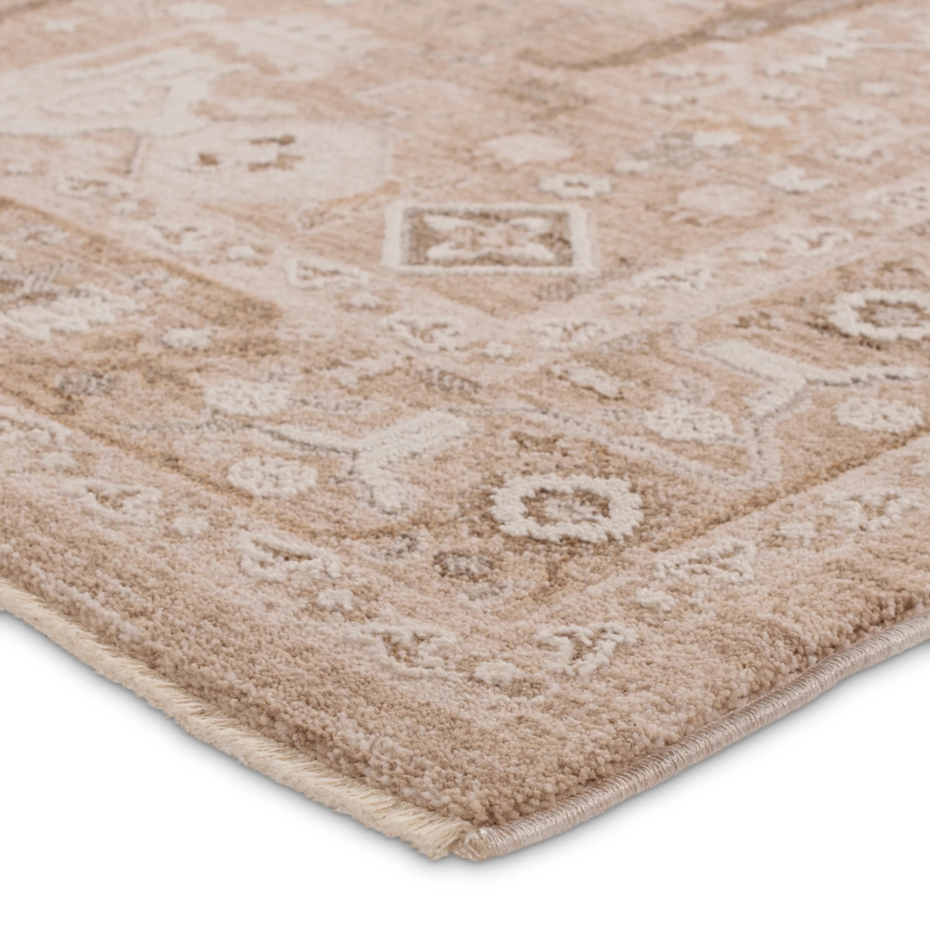 With its neutral colorways and tree of life pattern inspiration, the Lilit collection is reminiscent of the traditional Persian designs found on distant travels, but with an easy-to-decorate and contemporary twist. The Lechmere design features a traditional tree of life pattern with geometric and floral detailing in hues of beige, cream, and taupe. Amethyst Home provides interior design, new home construction design consulting, vintage area rugs, and lighting in the Washington metro area.