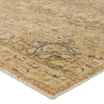 The handknotted Mihret collection gathers inspiration from traditional patterns that offer elegance and a refined, modern colorway. Expertly handcrafted in India with 64 knots per square inch for unparalleled quality, the Elira design features traditional floral and scrolling details and a thick border. Amethyst Home provides interior design, new home construction design consulting, vintage area rugs, and lighting in the Des Moines metro area.
