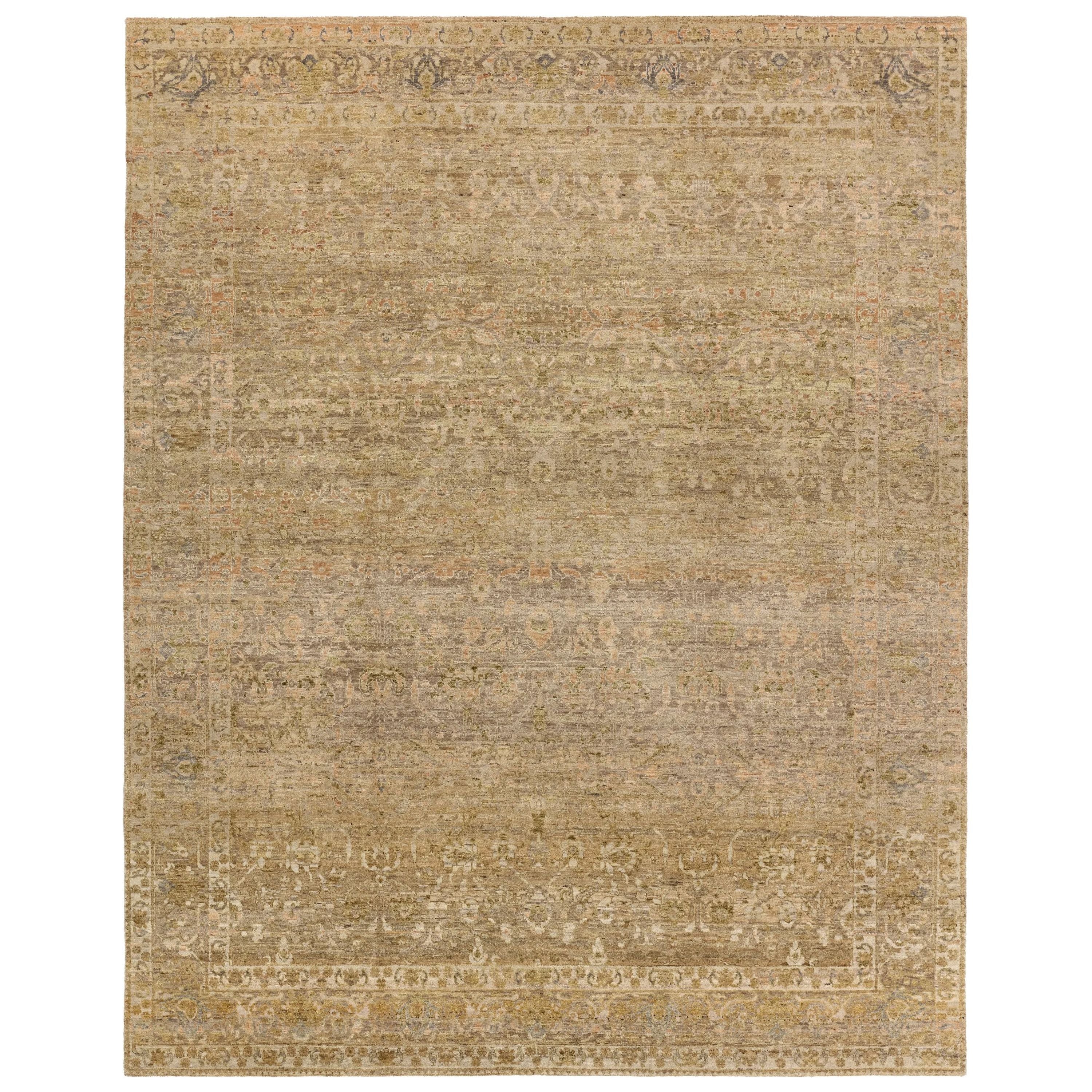 The handknotted Mihret collection gathers inspiration from traditional patterns that offer elegance and a refined, modern colorway. Expertly handcrafted in India with 64 knots per square inch for unparalleled quality, the Elira design features traditional floral and scrolling details and a thick border. Amethyst Home provides interior design, new home construction design consulting, vintage area rugs, and lighting in the Washington metro area.
