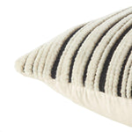 Featuring Montane Dayton Pillow by Jaipur Living at Amethyst Home. The hand-knotted Montane Dayton imbues spaces with modern Moroccan vibes and high-quality craftsmanship. This richly textured assortment of pillows features premium wool and silk blended fibers and an exceptional Persian knot quality. The striped Dayton pillow delights in a cream and bla. Amethyst Home provides interior design, new home construction design consulting, vintage area rugs, and lighting in the Winter Garden metro area.